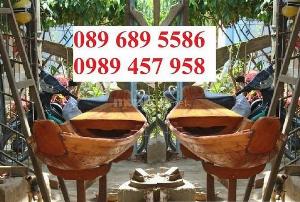 Thuyền gỗ đóng mới trưng bày nhà hàng, Thuyền trang trí quán Cafe