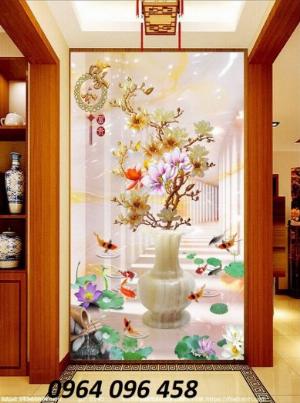 Trang ngọc - tranh gạch 3d giả ngọc - ABN6