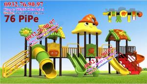 Một số hình ảnh cầu trượt liên hoàn thi công lắp đặt