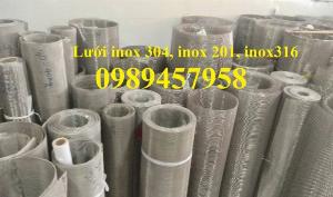 Lưới inox304 15x15 dây 1,5ly, 2ly, Lưới inox ô 10x10, 20x20, 30x30