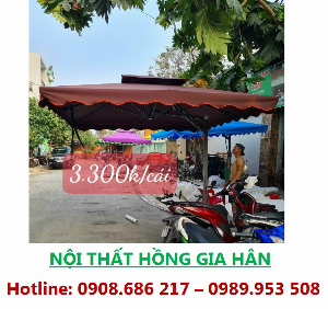 Dù Lêch Tâm Tán Lớn Che Mưa Nắng Hồng Gia Hân