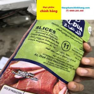 Bán thịt nạm trâu Ấn Độ nguyên thùng 18kg