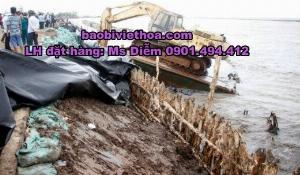 Bao đắp bờ đê, kè công trình