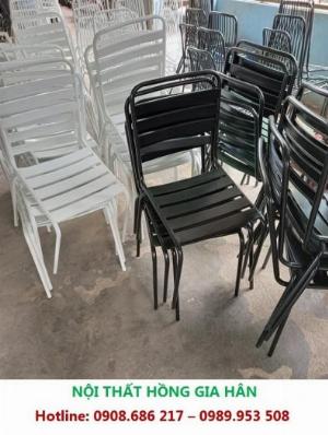 Ghế Sắt Tĩnh Điện Nhiều Màu Hồng Gia Hân