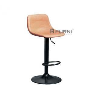 Ghế đảo bếp đẹp hiện đại lưng tựa nệm bọc da simili tăng giảm độ cao CB2272A-P