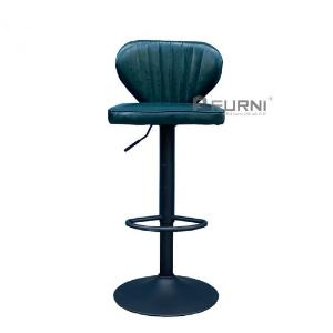 Ghế quầy bar chân sắt tăng giảm nệm simili bóng CB2273A-P