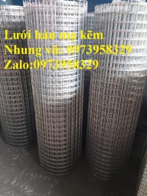 Lưới thép hàn mạ kẽm D1 , D2, D2/5 .D3. D4 - lưới ô vuông làm hàng rào . chăn nuôi , giàn lan