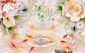 Tranh gạch 3d phòng khách - phòng ngủ - GMN6