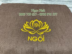 Đệm Ngồi Thiền Gấp Đôi 100x50cm Quỳ Và Ngồi Lễ Phật Sang Trọng