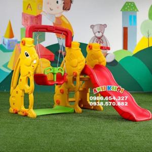 Xích đu mầm non,xích đu 3 con giống