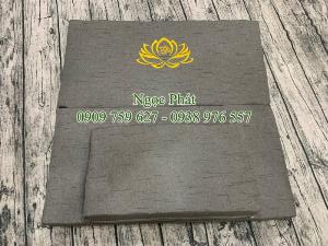 Đệm Ngồi Thiền Định 70x70cm Tọa Cu Bồ Đoàn Ngồi Thiền Thêu Sen Vàng