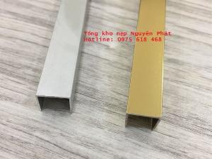 Nẹp nhôm chữ U, nẹp trang trí U 10mm, nẹp chữ U nhôm