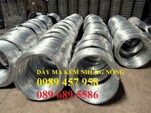 Dây thép mạ kẽm nhúng nóng 1ly, 2ly, Dây mạ kẽm giá tốt