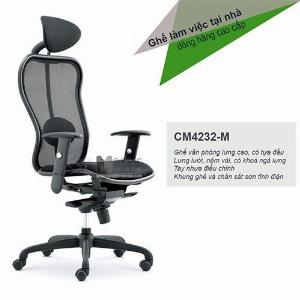CM4232-M | Ghế văn phòng lưng cao lưới dành cho trưởng phòng HCM