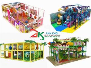 Lắp đặt khu vui chơi nhà banh trong nhà