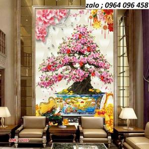 Tranh 3d - tranh gạch 3d dán tường - DMNB4