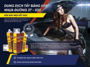 Tẩy vết keo băng dính nhựa đường 3T-530