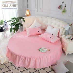 Giá giường tròn khách sạn, kích thước giường tròn công chúa tại cần thơ