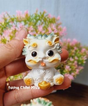 Bộ Kỳ Lân màu trắng phong thủy may mắn
