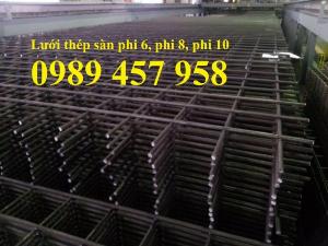 Nhà máy sản xuất Lưới hàn chập phi 5, lưới đổ bê tông phi 6 a 200*200, 250*250