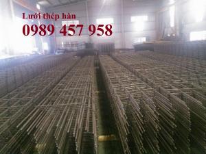 Nhà máy sản xuất Lưới hàn chập phi 5, lưới đổ bê tông phi 6 a 200*200, 250*250