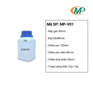 Chai nhựa 250ml HDPE