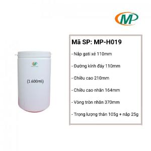 Hũ nhựa 1 Kg HDPE