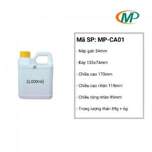 Can nhựa 1 Lít HDPE