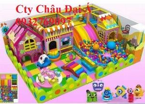 Khu liên hoàn giá rẻ- Thi công lắp đặt khu vui chơi