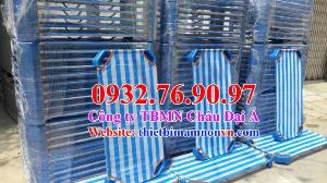 Giường lưới xanh dương-xanh rêu nhập khẩu giá rẻ tphcm