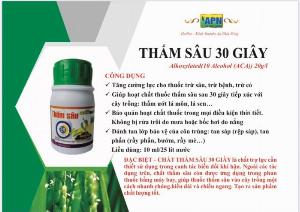 Chế phẩm thấm sâu 30 giây vào mô lá cây trôngng