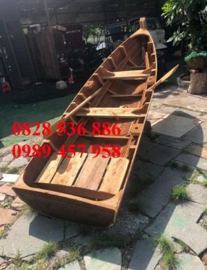 Thuyền gỗ trang trí quán cafe, Thuyền gỗ nhà hàng 2m, 3m, 4m