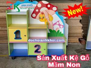 Cung cấp kệ đồ dùng,đồ chơi mầm non