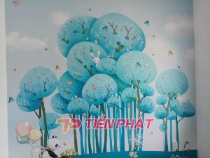 Tranh Dán Tường 3D Cho Trẻ Em Công Chúa Elsa TTE8011- Chất Liệu: PP Kim Sa Cao Cấp- Kích Thước: Khổ 1.25mx 1m