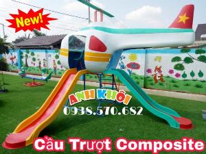 Cầu trượt máy bay nhựa composite