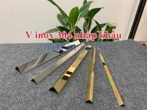 Nẹp chữ V inox 304 giá tốt - Nẹp V inox trang trí - Nẹp inox chữ V - V inox bảo vệ cột - V inox giá tốt tại HCM