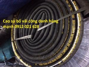 Ống cao su bố vải chịu áp lực phi 12,16, 22 đến phi 250, phi 300, phi 350 giá tốt tại Hà Nội bởi Nhật Minh Hiếu