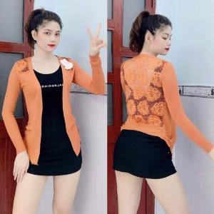 Áo Khoác Ren Lưng Nữ Nhiều Màu