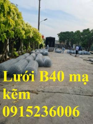 Lưới B40, Lưới B40 mạ kẽm, Lưới B40 bọc nhựa PVC hàng sẵn kho