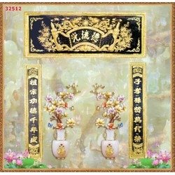 Tranh gạch 3d hoa quả phòng thờ - DNB4