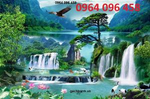 Tranh gạch 3d ốp tường ngoài trời - BVC3