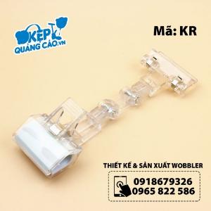 Wobbler quảng cáo, kẹp quảng cáo, chân đế quảng cáo