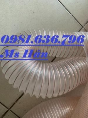 Ống hút bụi Pu lõi thép mạ đồng phi 114.