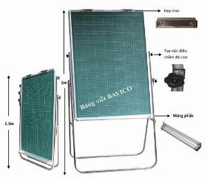 Bảng flipchart viết phấn từ Hàn Quốc in lụa