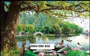 Tranh gạch 3d mẫu phong cảnh - M87