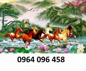 Tranh 3d - tranh gạch 3d mã đáo thành công - T76