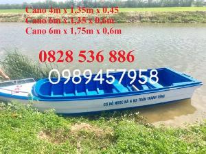 Xuồng Cano chở 4-6 người, Xuồng gắn động cơ, Cano 4m, Cano 6m chở 8 người