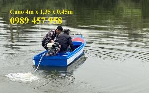 Xuồng Cano chở 4-6 người, Xuồng gắn động cơ, Cano 4m, Cano 6m chở 8 người