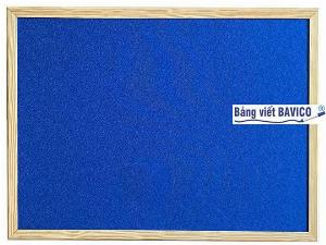 Bảng Ghim Bần Hai Mặt Khung Gỗ