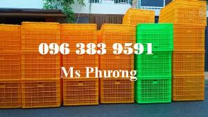 Bán rổ nhựa công nghiệp có bánh xe